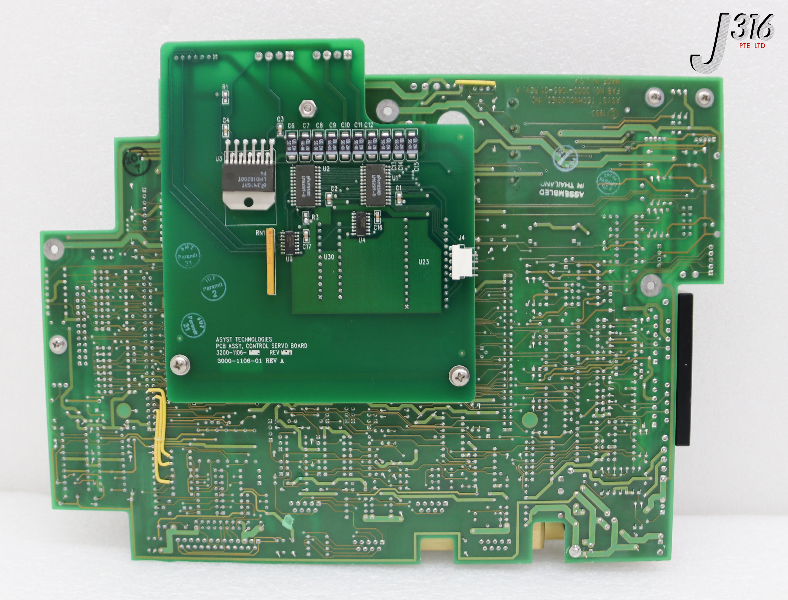 35757 ASYST PCB, CONTROL SERVO BOARD 3 DAUGHTER 3200-1065-07 | eBay